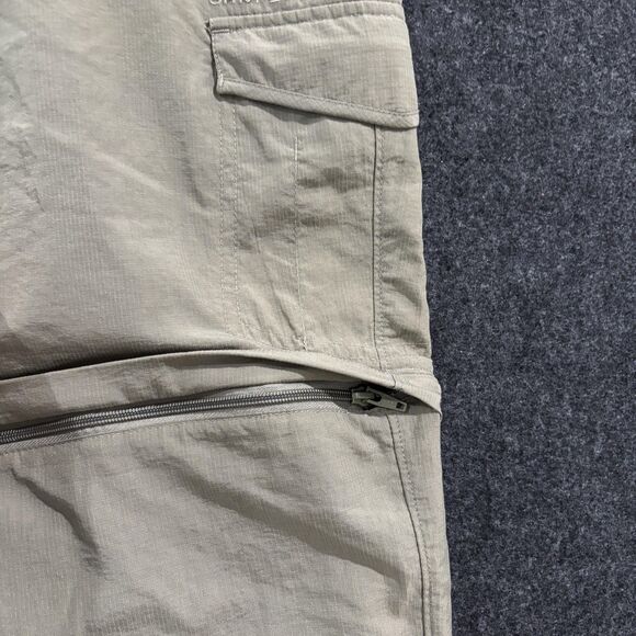 Columbia Aruba III Convertible Pants Women's Large Olive Green Cargo Omni-Shade - Picture 4 of 13